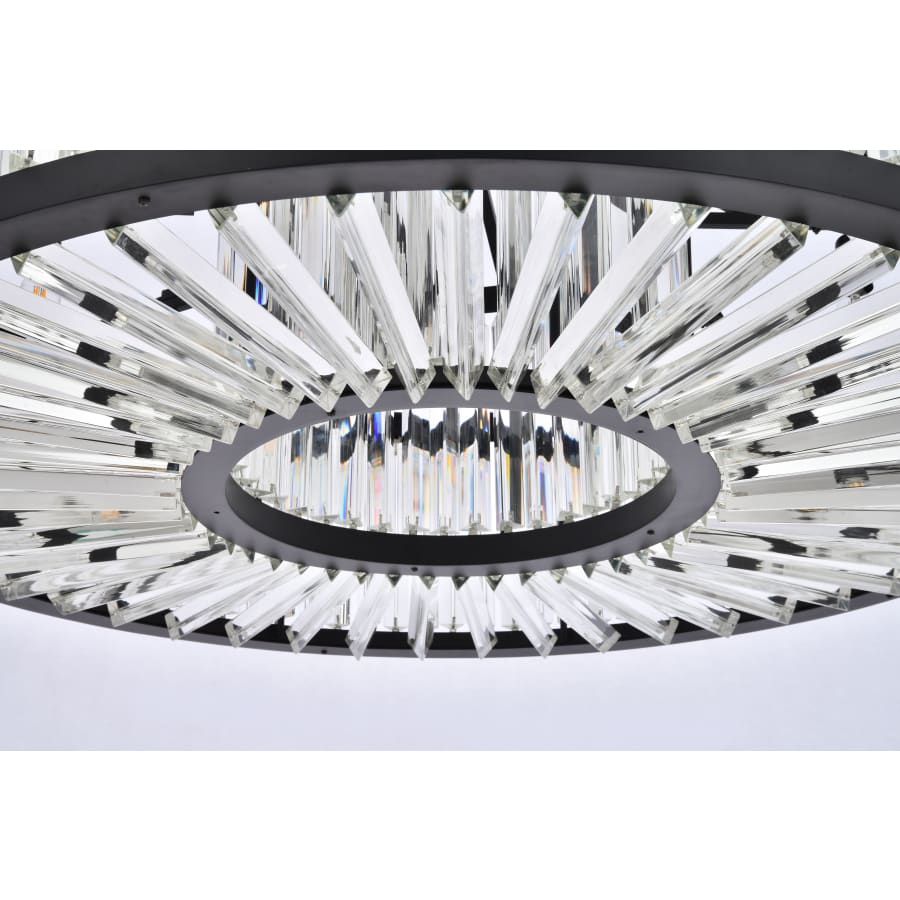 Elegant Lighting Chelsea 10 Light 44" Wide Crystal Drum Chandelier with Clear Royal Cut Crystals