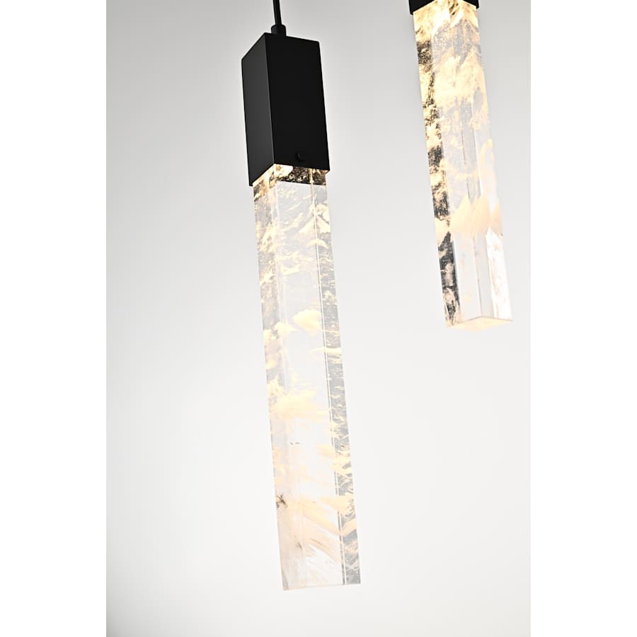 Elegant Lighting Aurora 30" Wide Crystal Chandelier