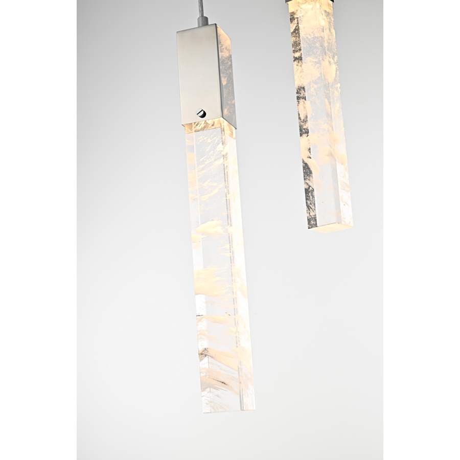 Elegant Lighting Aurora 30" Wide Crystal Chandelier