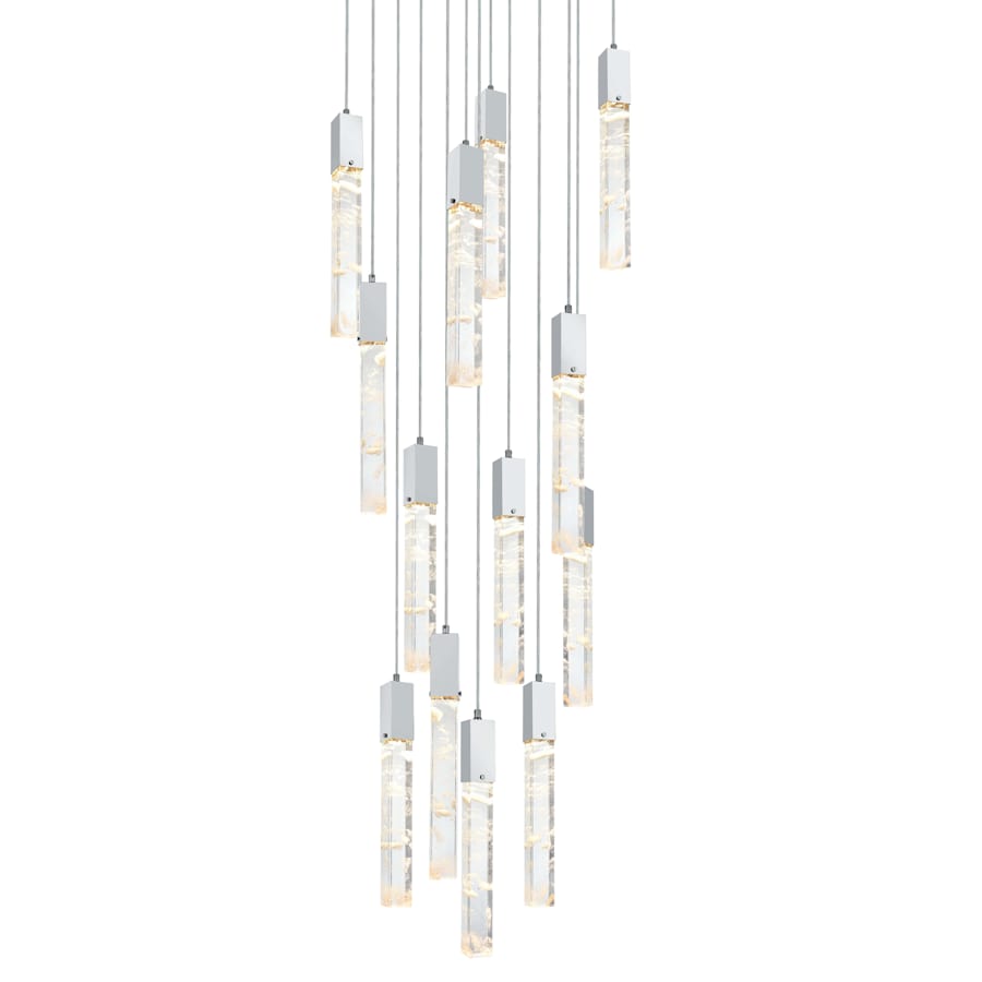 Elegant Lighting Aurora 30" Wide Crystal Chandelier