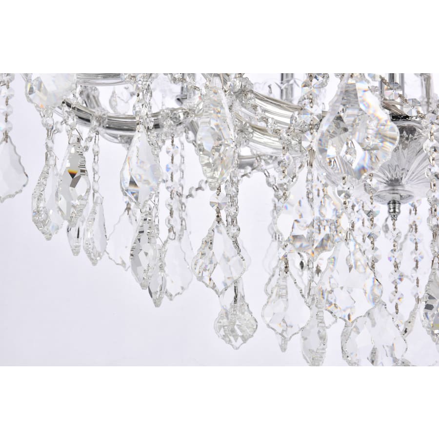Elegant Lighting Maria Theresa 24 Light 36" Wide Crystal Chandelier with Clear Royal Cut Crystals