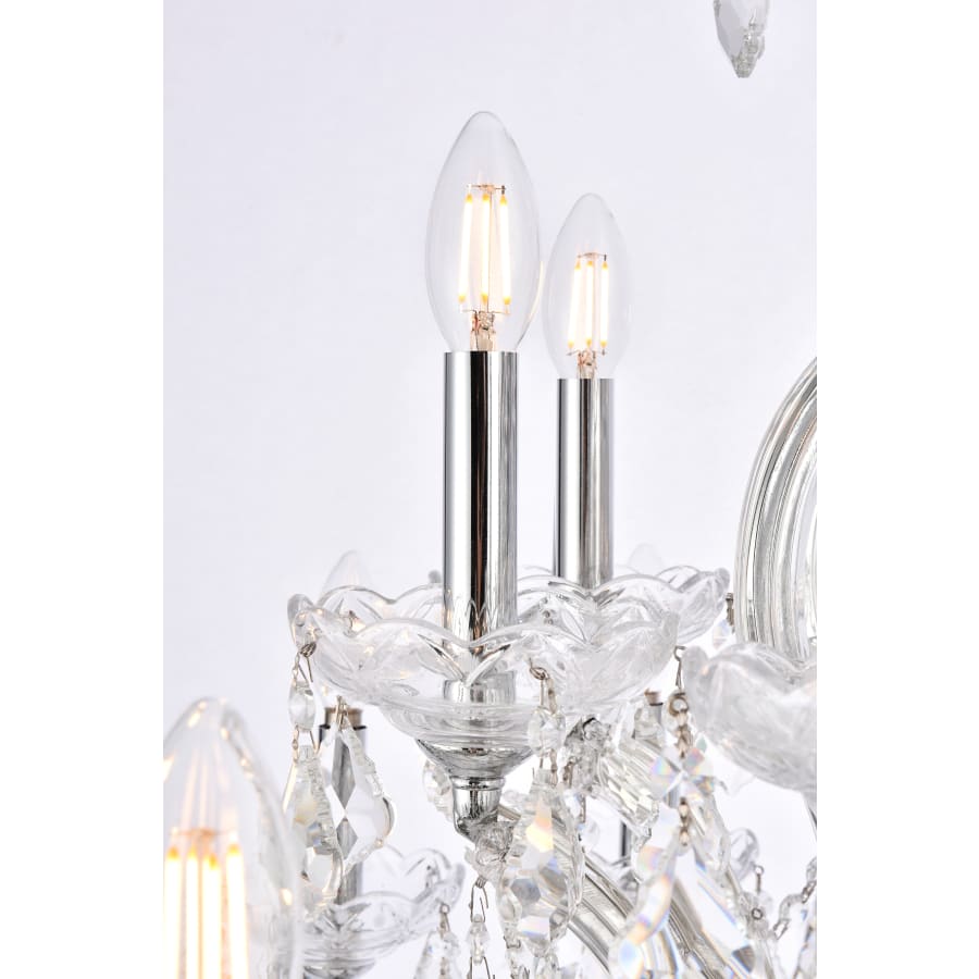 Elegant Lighting Maria Theresa 24 Light 36" Wide Crystal Chandelier with Clear Royal Cut Crystals