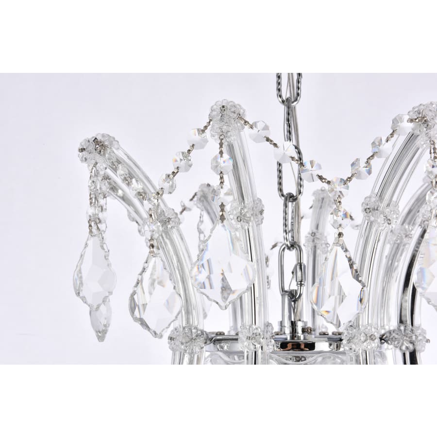 Elegant Lighting Maria Theresa 24 Light 36" Wide Crystal Chandelier with Clear Royal Cut Crystals