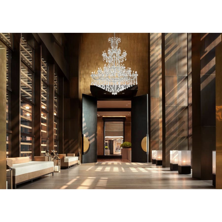 Elegant Lighting Maria Theresa 84 Light 96" Wide Crystal Chandelier with Clear Royal Cut Crystals