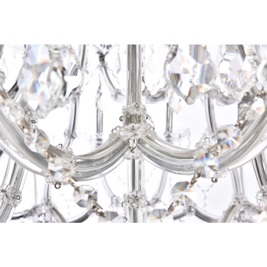 Elegant Lighting Maria Theresa 49 Light 60" Wide Crystal Chandelier with Clear Royal Cut Crystals