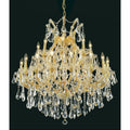 Elegant Lighting Maria Theresa 24 Light 36" Wide Crystal Chandelier with Clear Royal Cut Crystals
