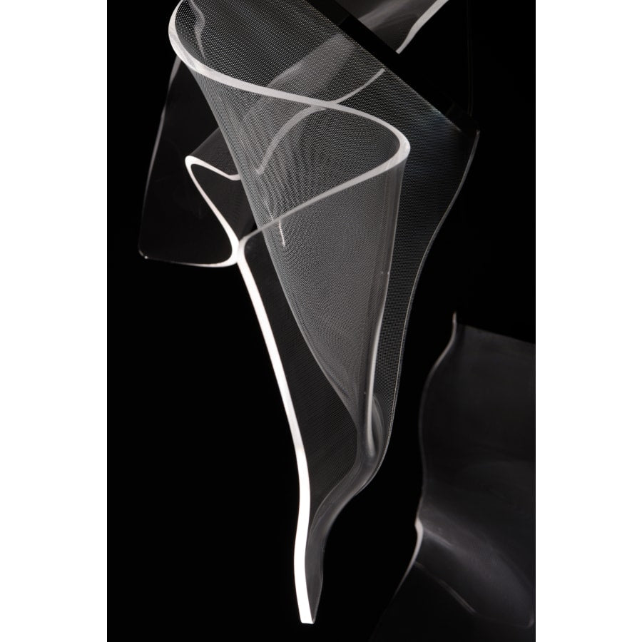 ET2 Rinkle 28" Wide LED Multi Light Abstract Pendant