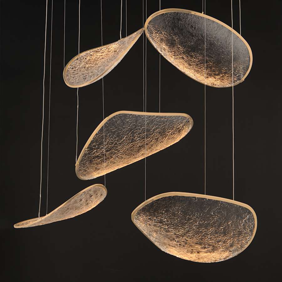 ET2 Moonscapes 47" Wide LED Multi Light Pendant