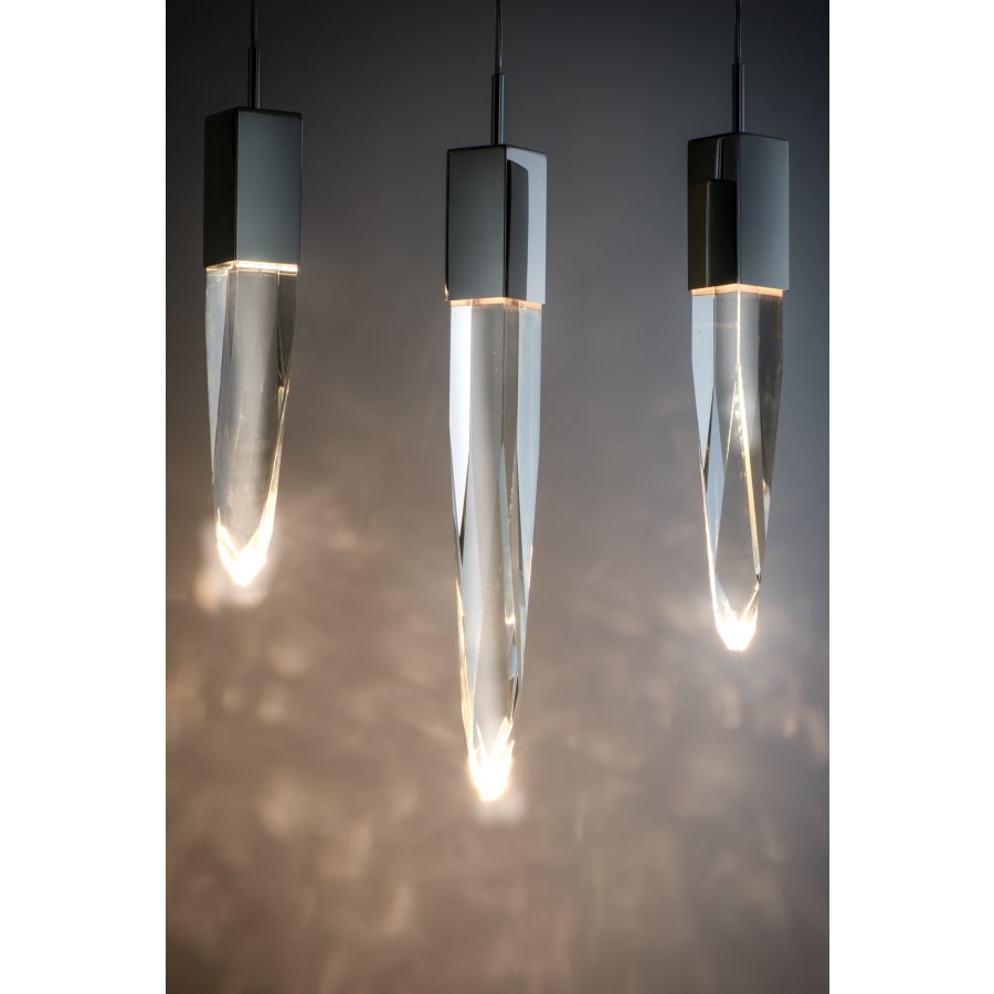 ET2 Quartz 9 Light 16" Wide LED Multi Light Pendant