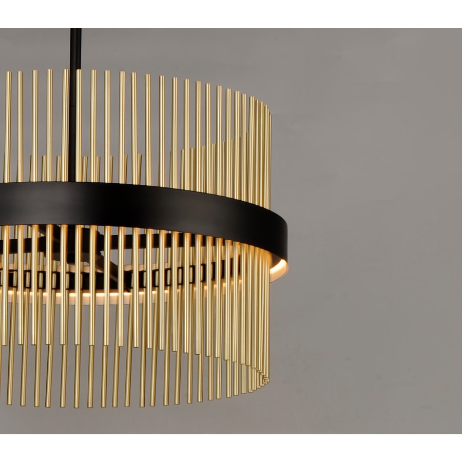 ET2 Chimes 34" Wide LED Drum Chandelier