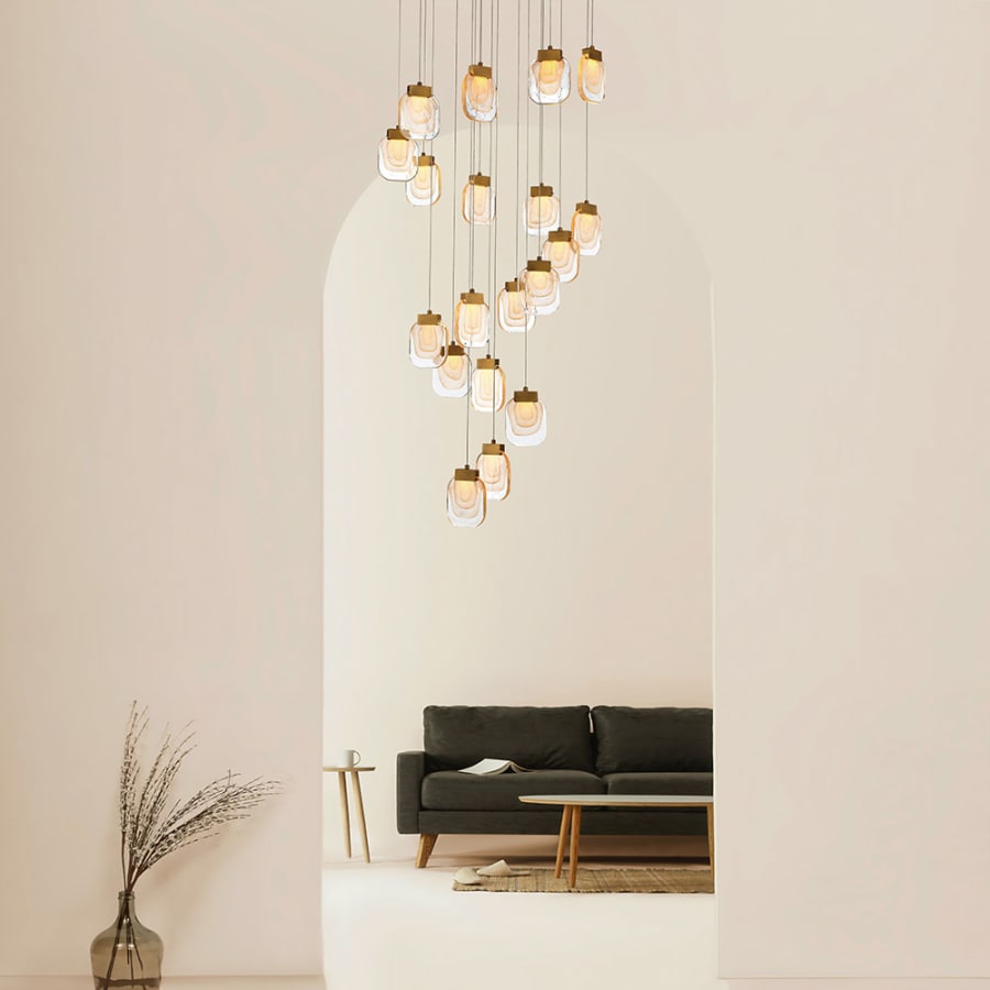 Eurofase Lighting Paget 19 Light 29" Wide LED Multi Light Pendant