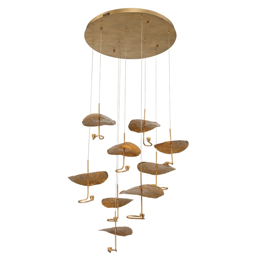 Eurofase Lighting Lagatto 9 Light 36" Wide LED Suspension Multi Light Pendant