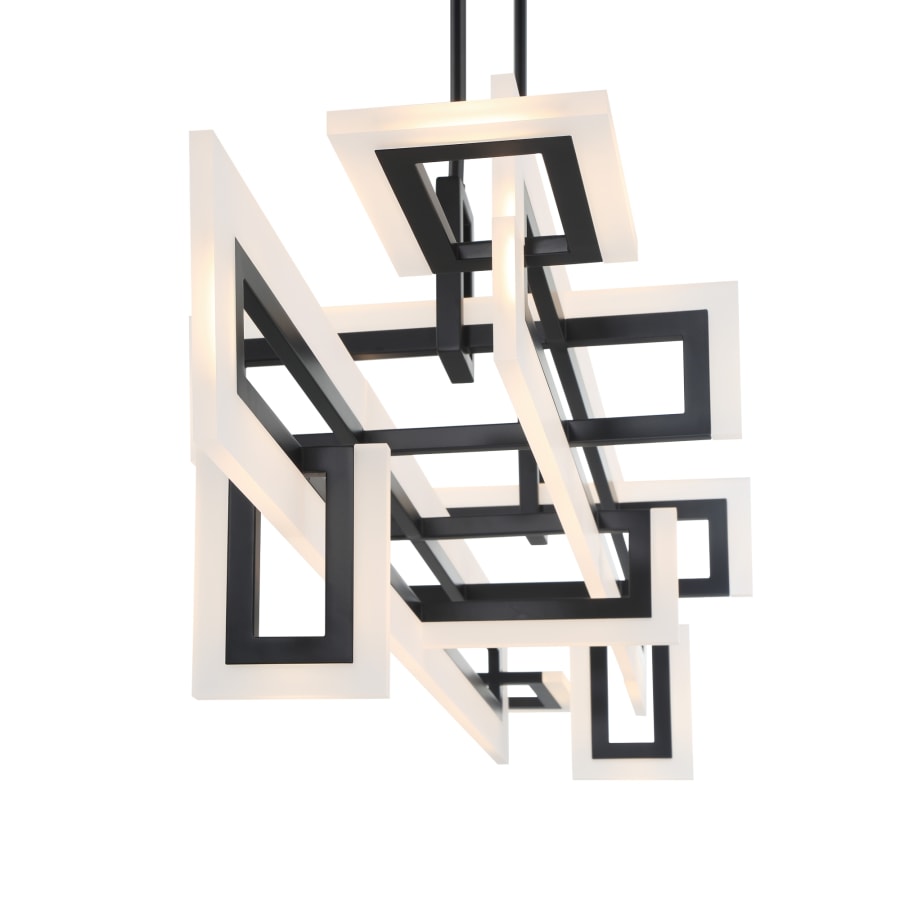 Eurofase Lighting Inizio 55" Wide 3000K LED Geometric Linear Chandelier