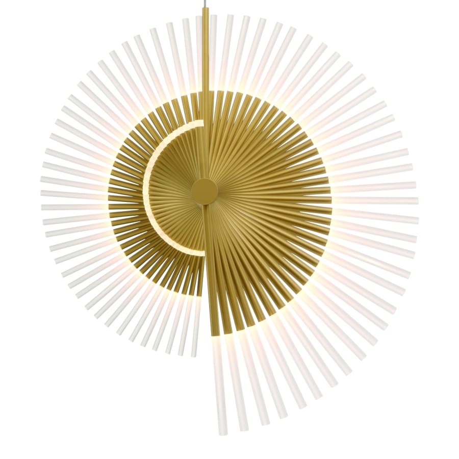 Eurofase Lighting Voltik 59" Wide LED Abstract Linear Chandelier