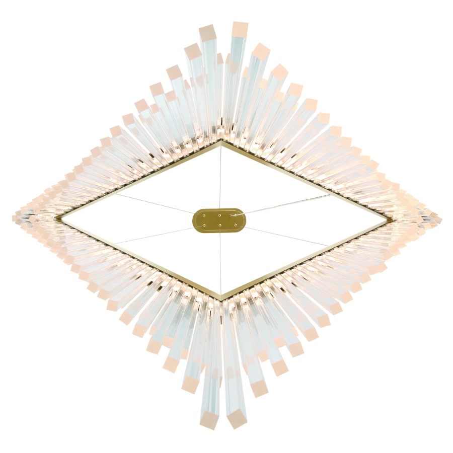 Eurofase Lighting Vivien 60" Wide LED Abstract Linear Chandelier