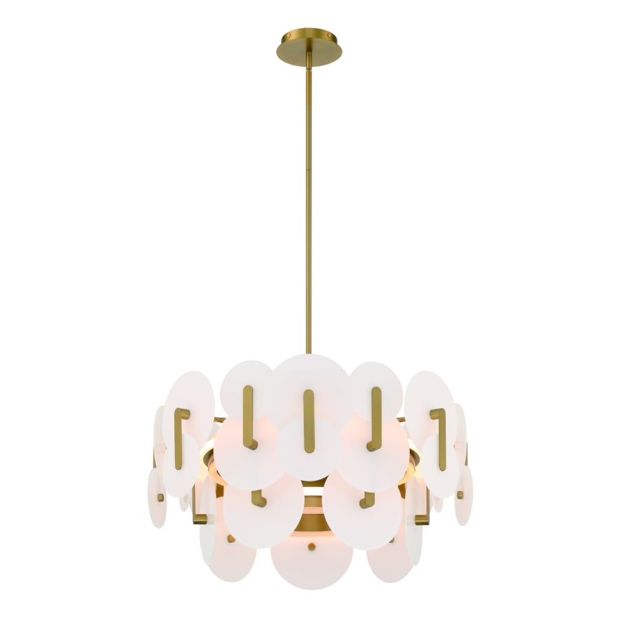 Eurofase Lighting Nuvola 24" Wide LED Abstract Drum Chandelier