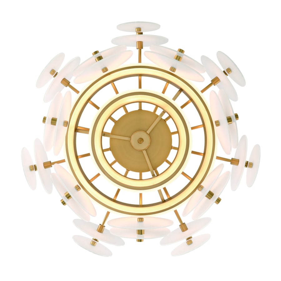 Eurofase Lighting Nuvola 24" Wide LED Abstract Drum Chandelier