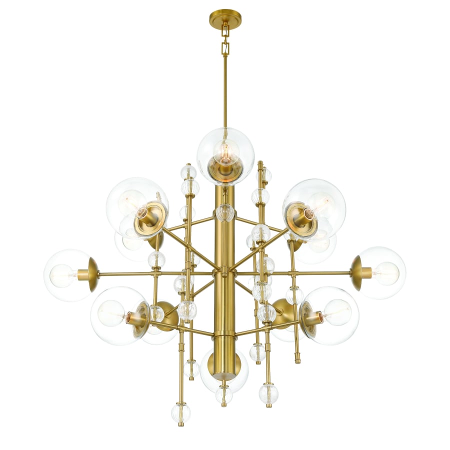 Eurofase Lighting Traiton 12 Light 48" Wide Abstract Chandelier