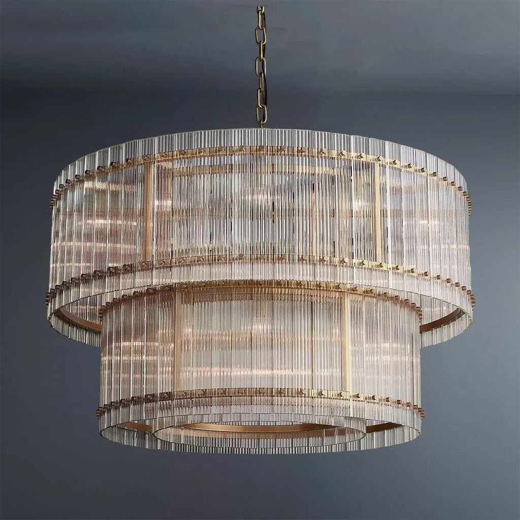 Modern San Marcol Cake Round Luxury Chandelier 48"
