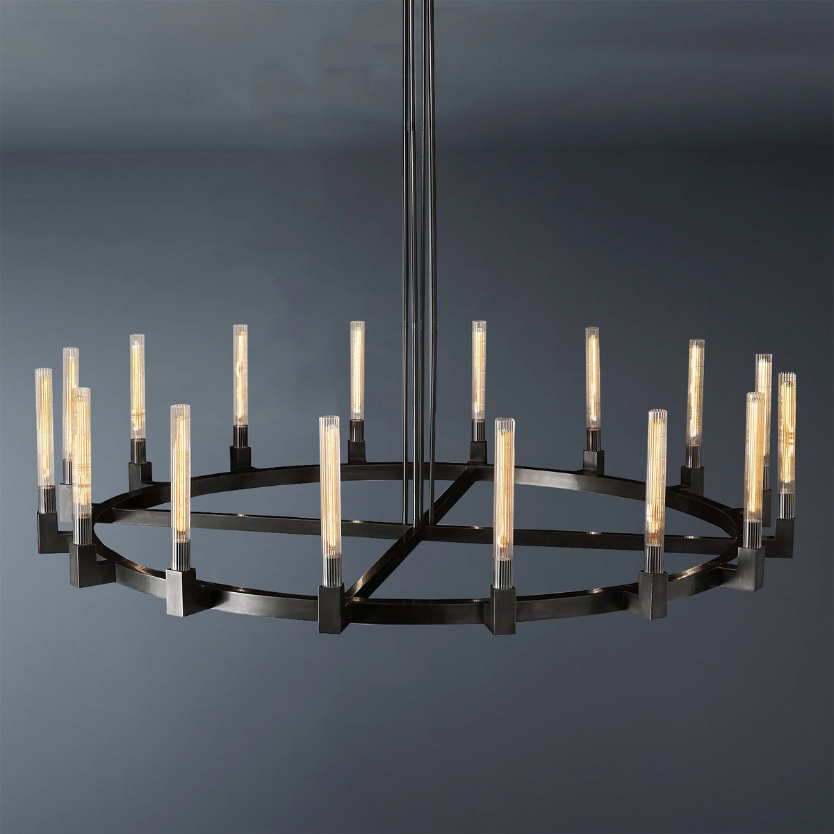 Cannele Round Chandelier 72" For Dinging Room