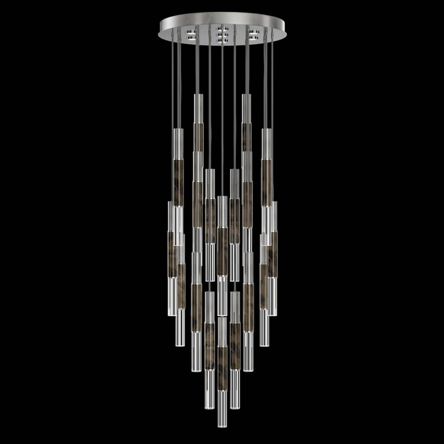 Fine Art Handcrafted Lighting Antonia 7 Light 31" Wide LED Multi Light Pendant