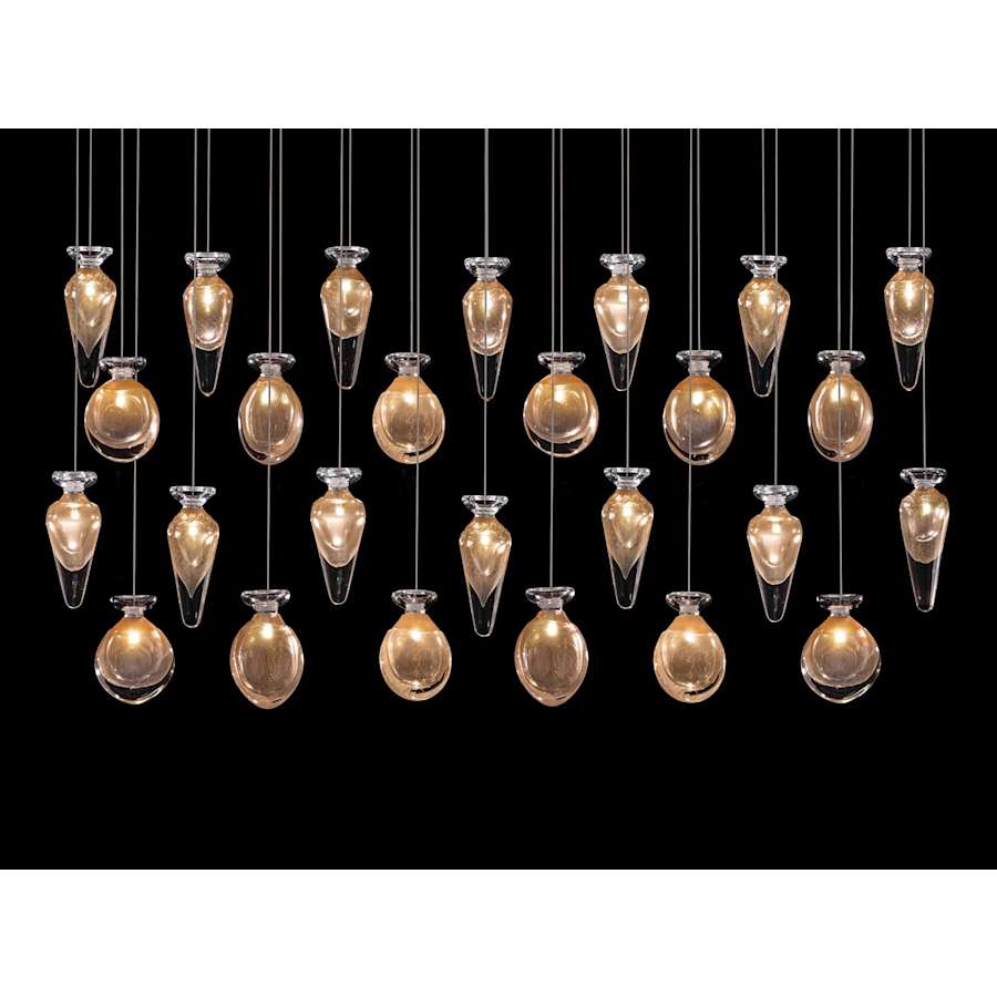 Fine Art Handcrafted Lighting Essence 26 Light 54" Wide LED Linear Pendant