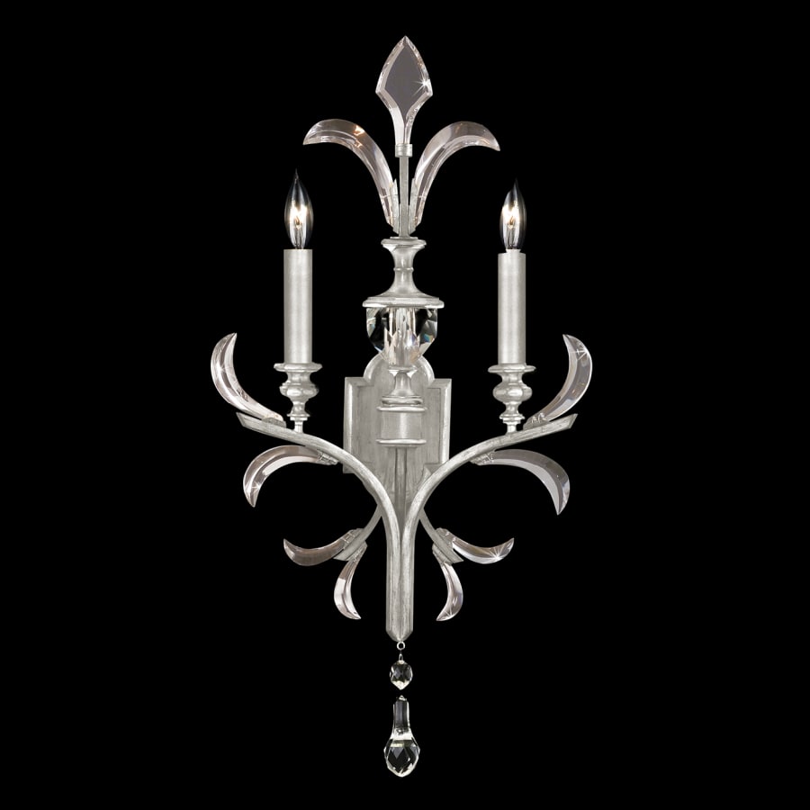 Fine Art Handcrafted Lighting Beveled Arcs 2 Light 32" Tall Wall Sconce