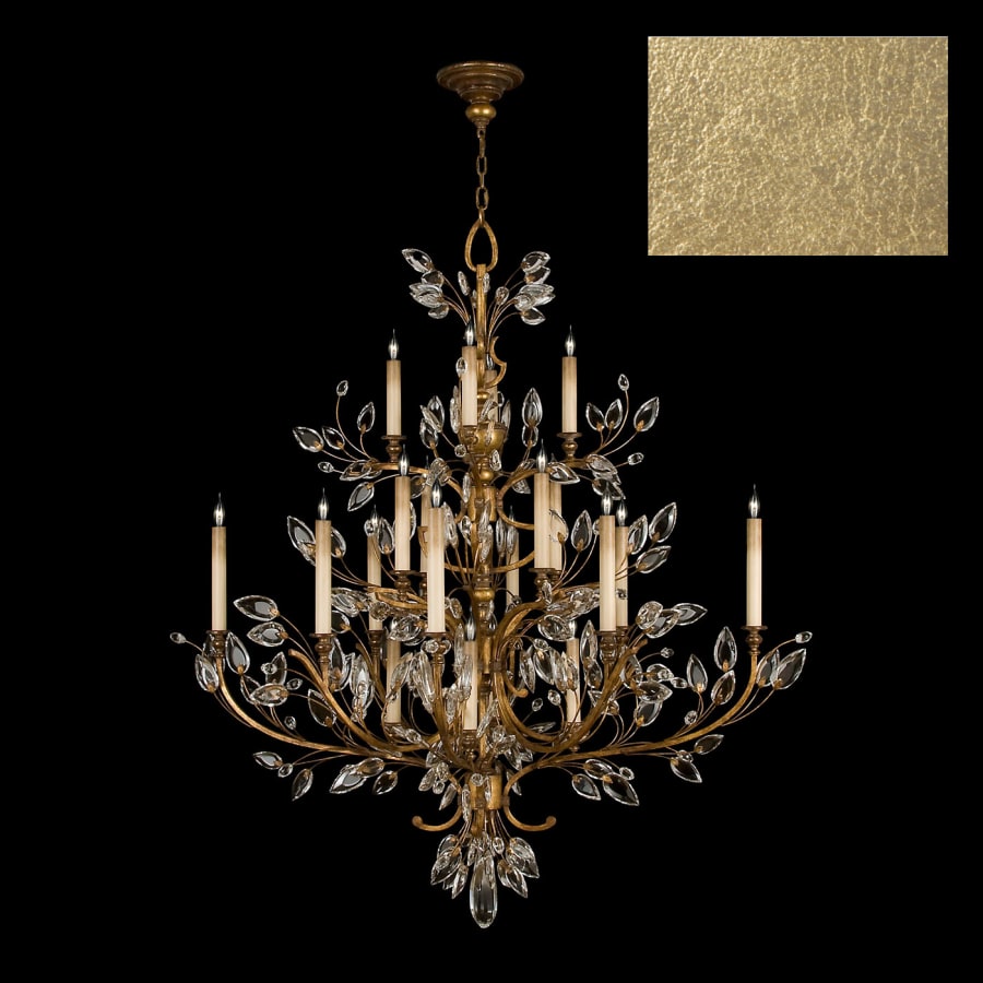Fine Art Handcrafted Lighting Crystal Laurel 16 Light 45" Wide Crystal Chandelier