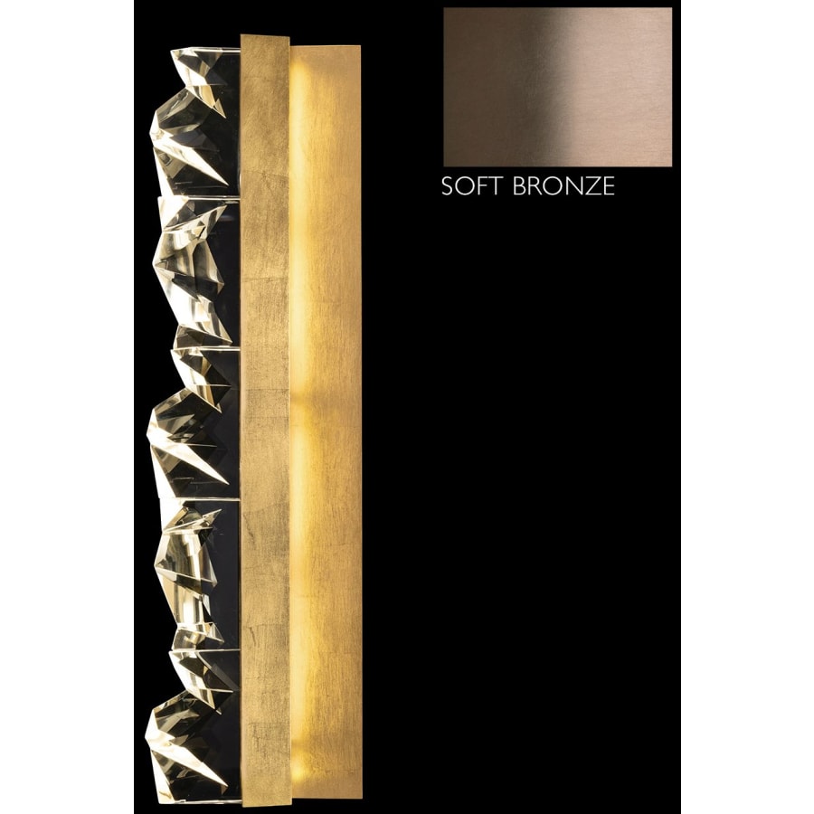 Fine Art Handcrafted Lighting Strata 31" Tall LED Wall Sconce