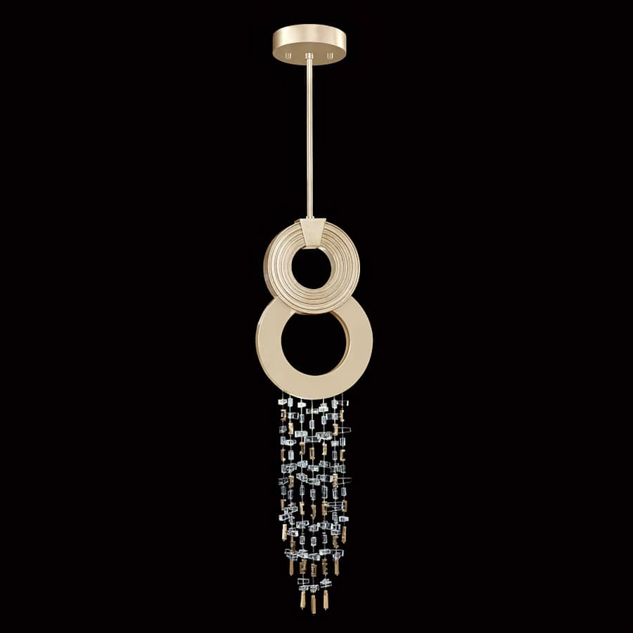 Fine Art Handcrafted Lighting Capri 11" Wide LED Crystal Mini Pendant