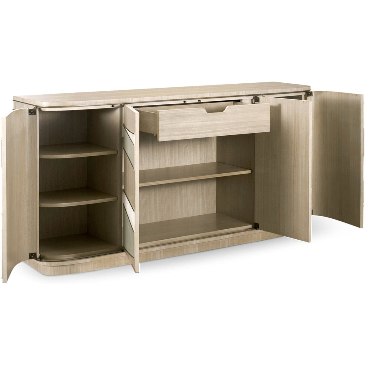 Jonathan Charles Breaker Mixed Media Credenza (500399-NDK-L037)