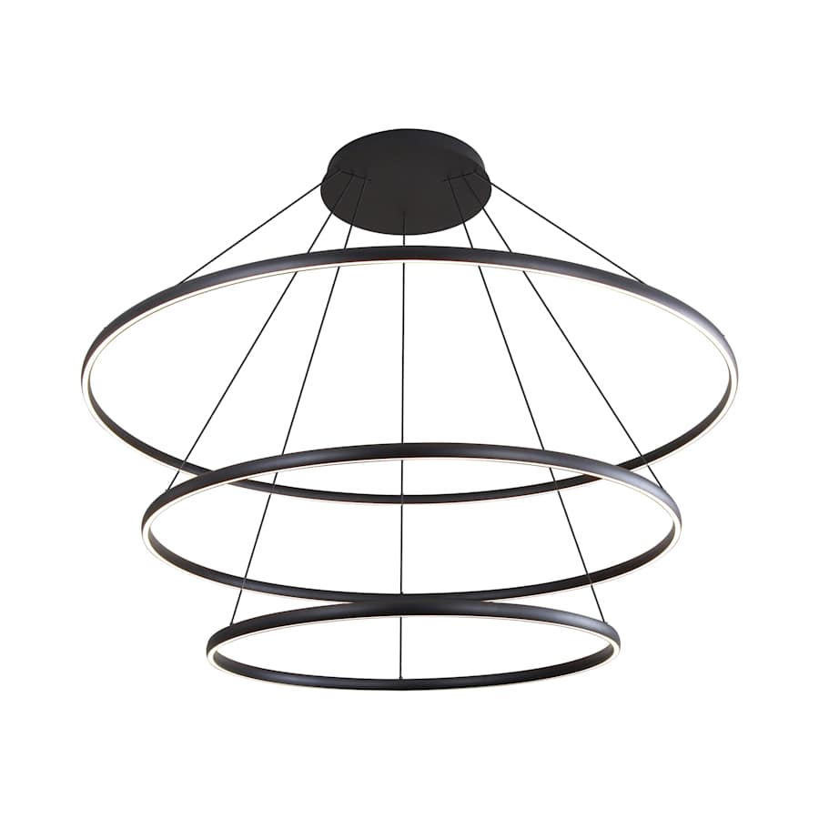 Golden Lighting Veritas 71" Wide Ring Chandelier