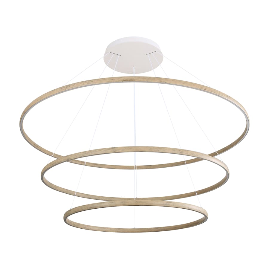 Golden Lighting Veritas 71" Wide Ring Chandelier