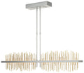 Gossamer 51.9" Vintage Platinum & Modern Brass Long LED Pendant