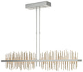 Gossamer 51.9" Vintage Platinum & Soft Gold Long LED Pendant