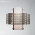 Hammerton Studio Tweed 4 Light 24" Wide Chandelier - Medium (E26) with Frosted Granite Glass Shade