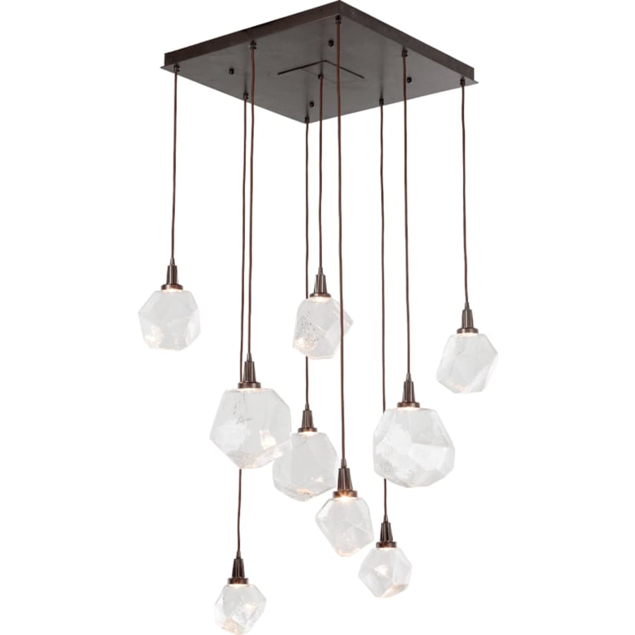 Hammerton Studio Gem 30" Wide 9 Light Hand Blown Glass LED Pendant