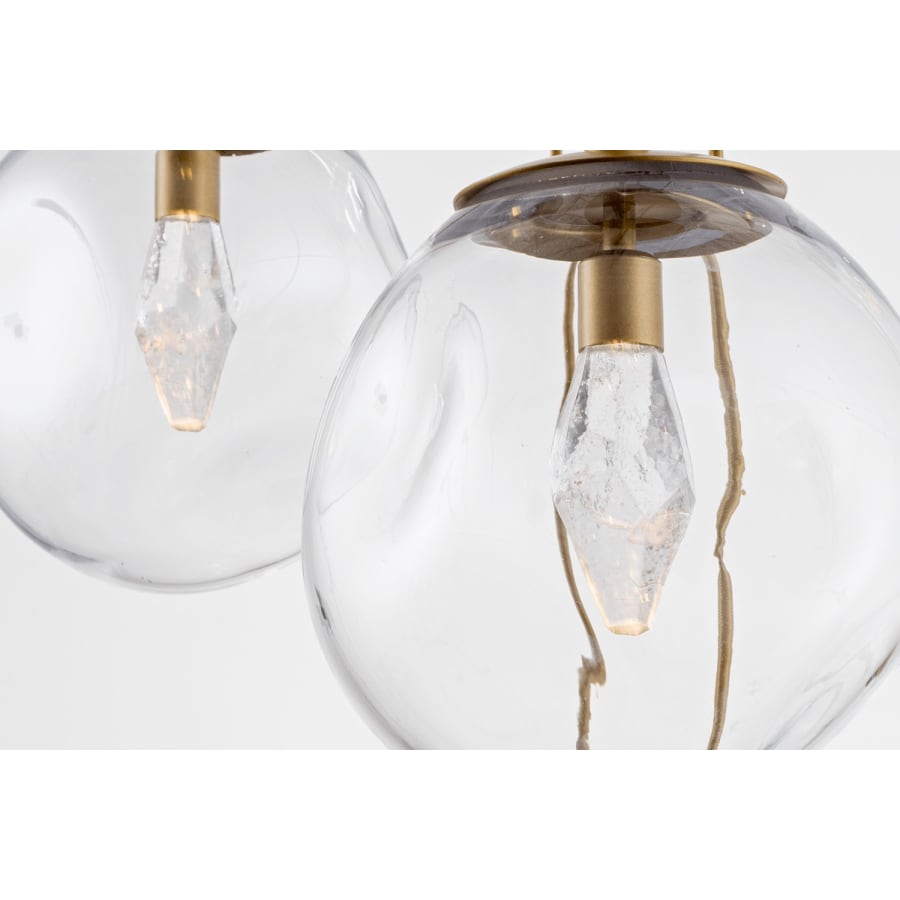 Hammerton Studio Aster 32" Wide 9 Light LED Crystal Multi Light Pendant