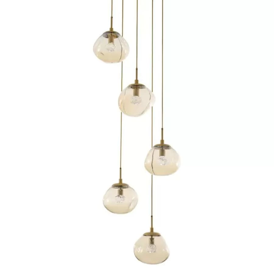 Hammerton Studio Nova 24" Wide LED Crystal Multi Light Pendant