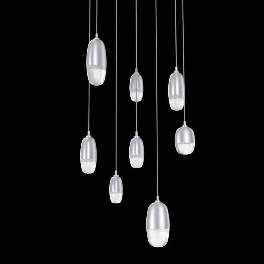Hammerton Studio Pebble 8 Light 27" Wide LED Abstract Multi Light Pendant - 2700K