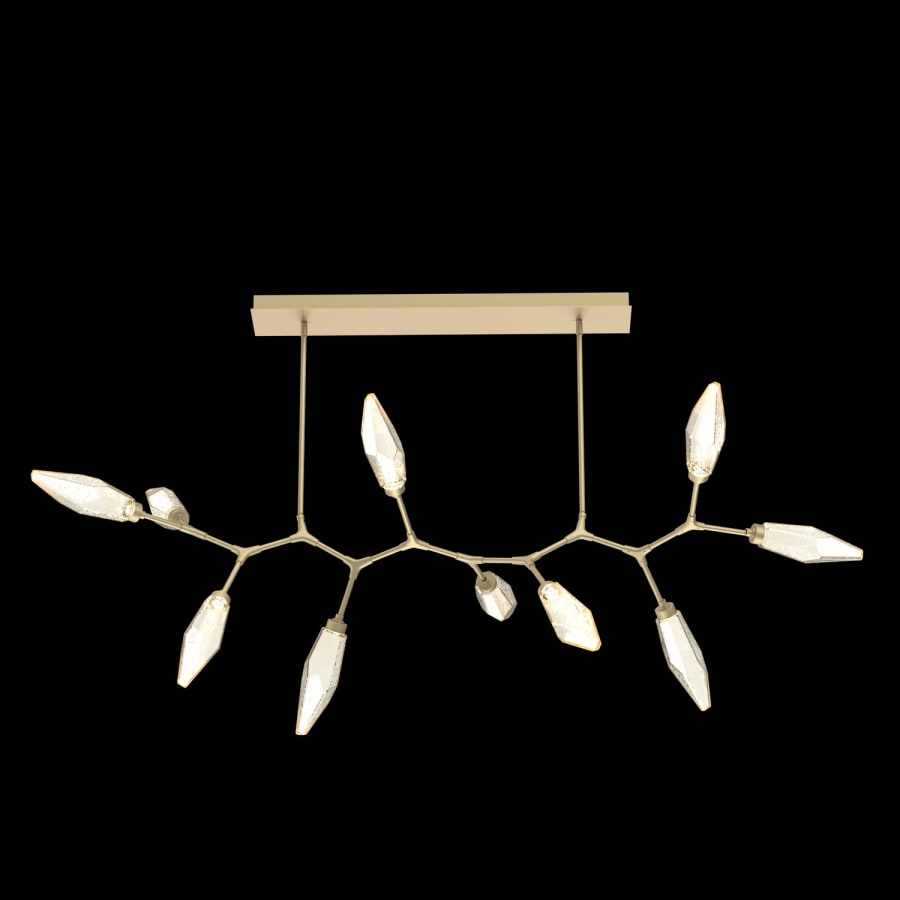 Hammerton Studio Rock Crystal 10 Light 68" Wide LED Abstract Chandelier - 2700K