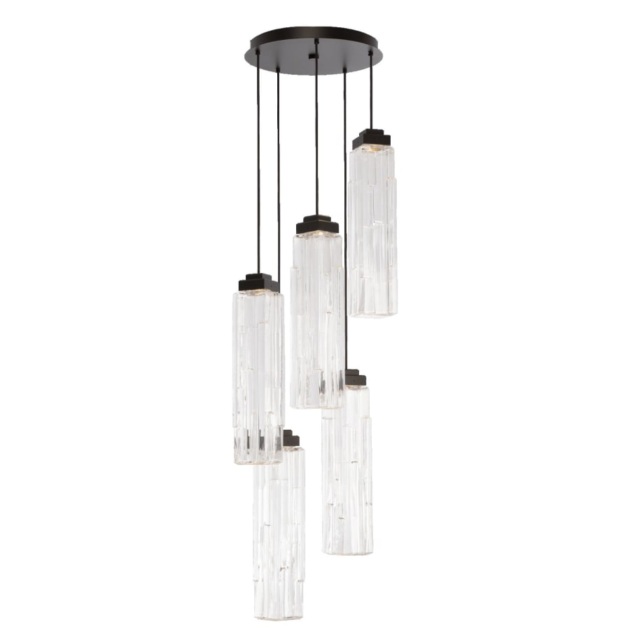 Hammerton Studio Ledgestone 5 Light 20" Wide LED Multi Light Pendant