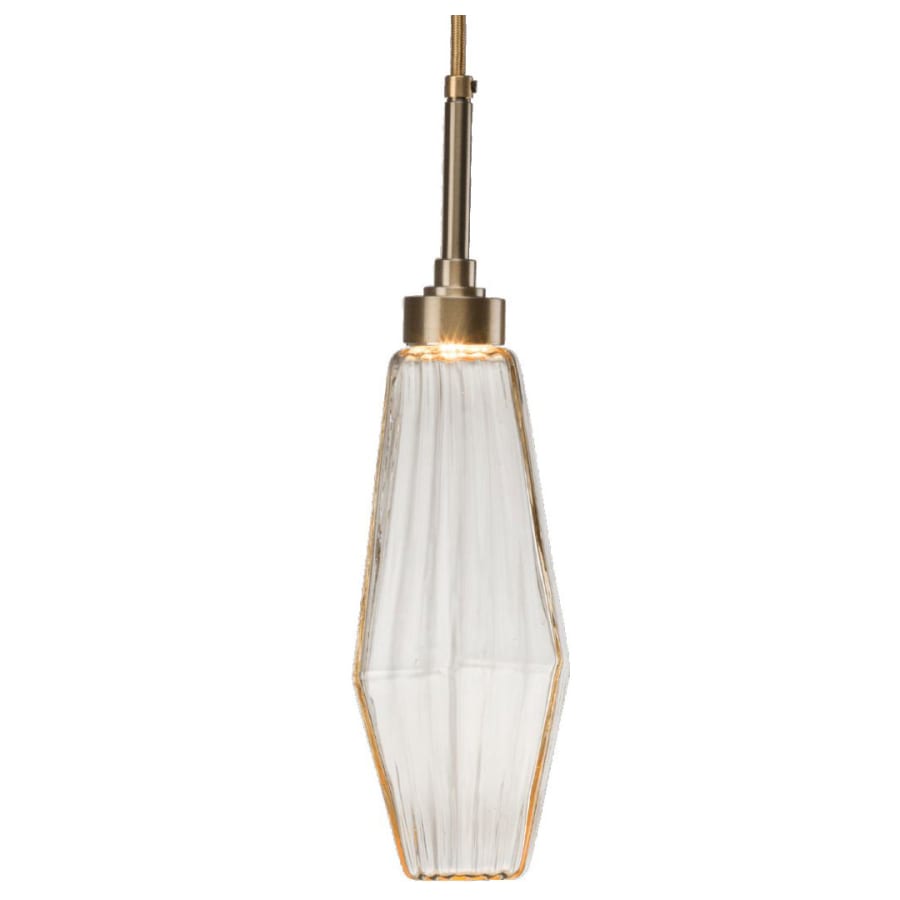 Hammerton Studio Aalto 37" Wide Artisan Crafted Geometric Optic Glass 6 Light Chandelier