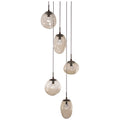Hammerton Studio Cosmos 22" Wide Artisan Crafted 5 Light Nebula Glass Pendant