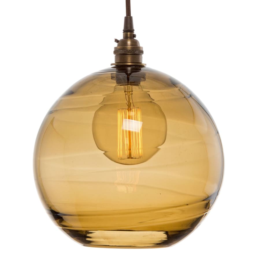 Hammerton Studio Misto 40" Wide Artisan Crafted Optic Glass 5 Light Linear Pendant
