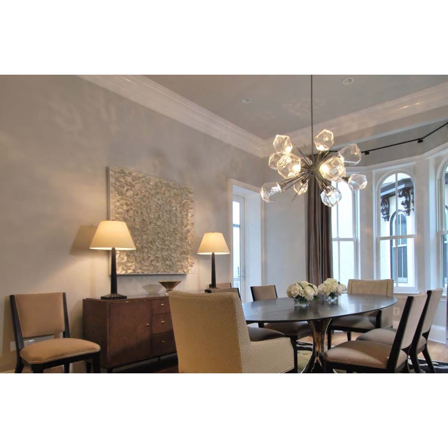 Hammerton Studio Gem Oval Starburst 12 Light 48" Wide LED Chandelier