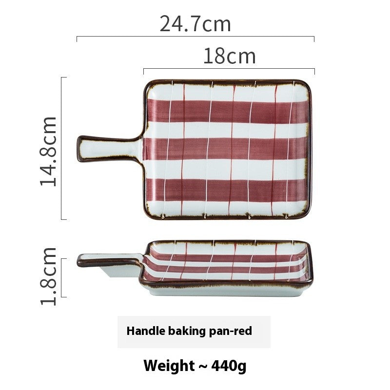 Hanari Ceramic Handle Baking Plate