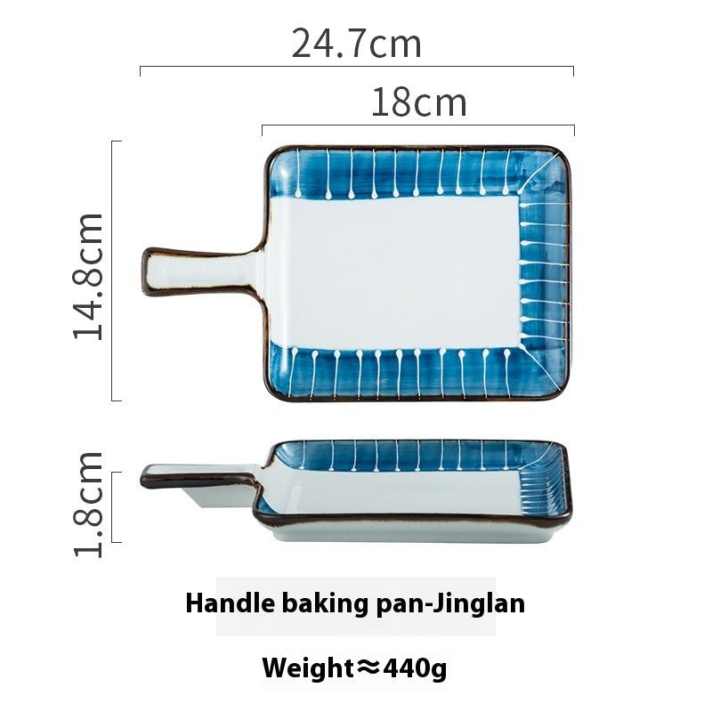 Hanari Ceramic Handle Baking Plate