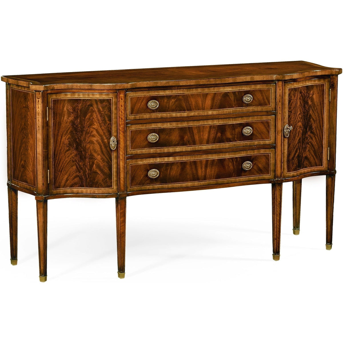 Jonathan Charles Buckingham Sideboard with Curved Doors (492637-MAH)