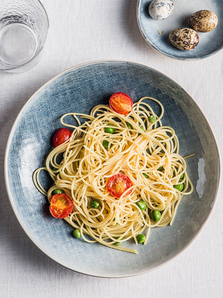 Hearththread Crackle Glaze Salad Bowl
